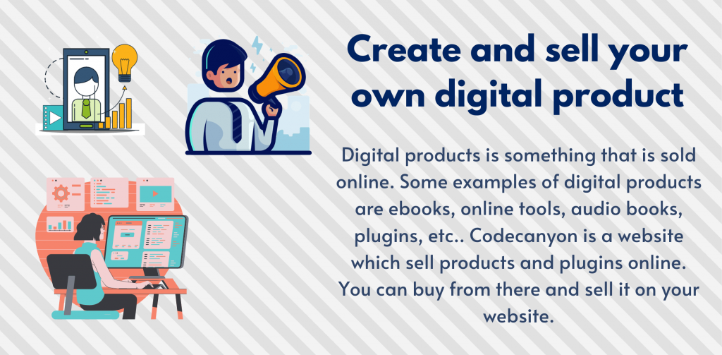 Create a digital product and make money from website traffic