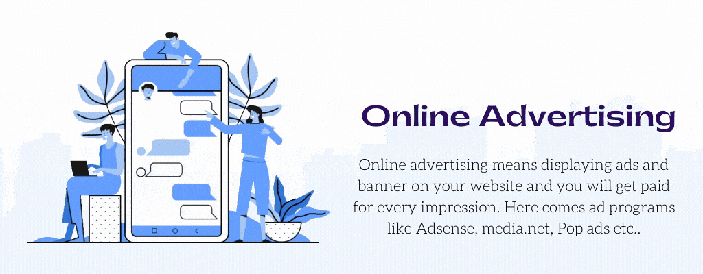 Online advertising-make money from website traffic