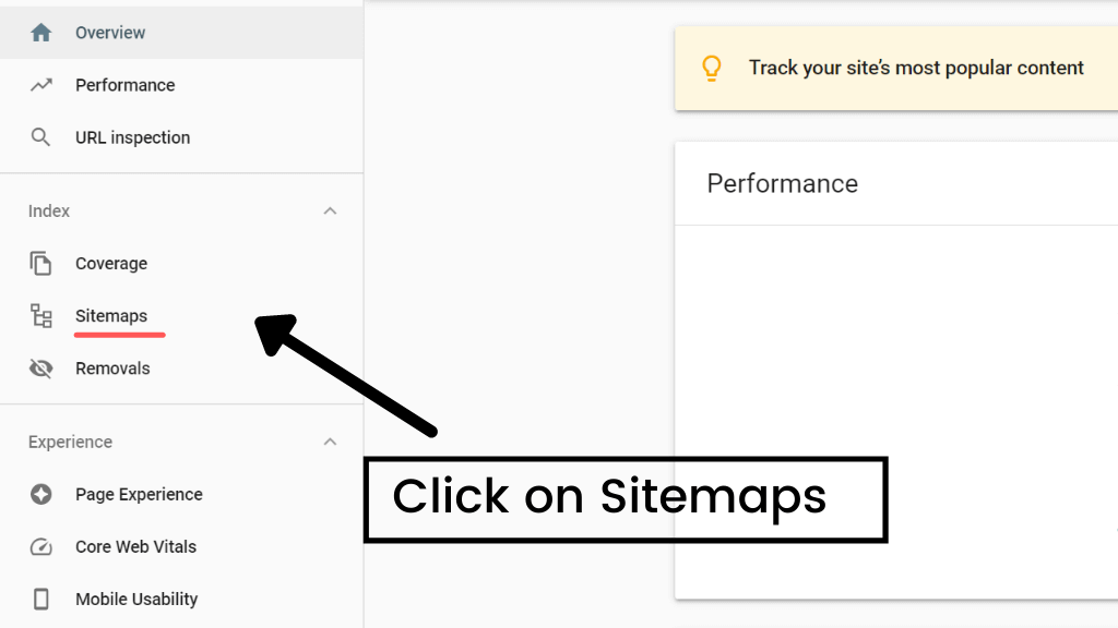 Sitemap submission in search console