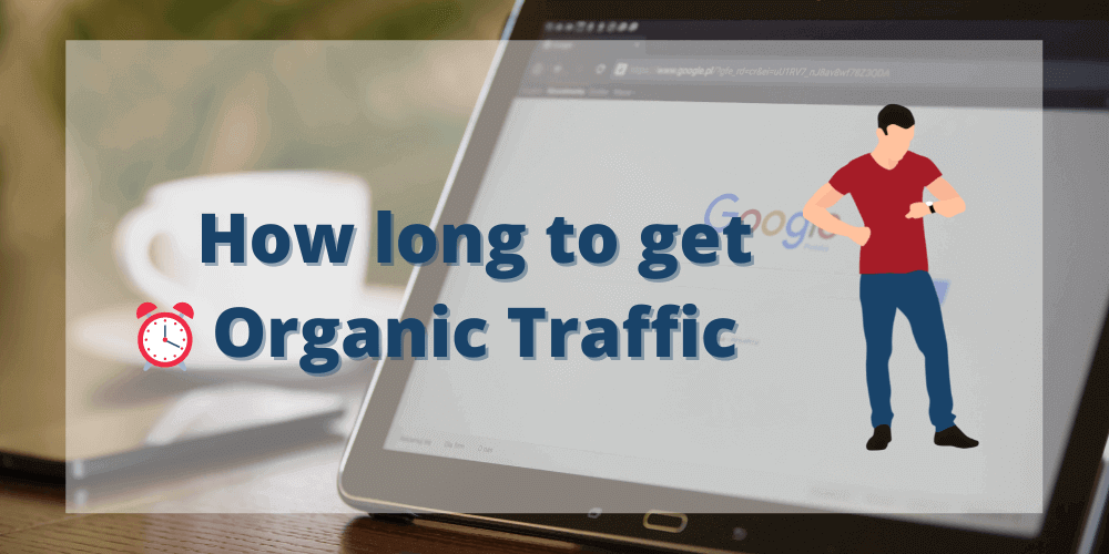 How long does it take to get organic traffic to a new website 