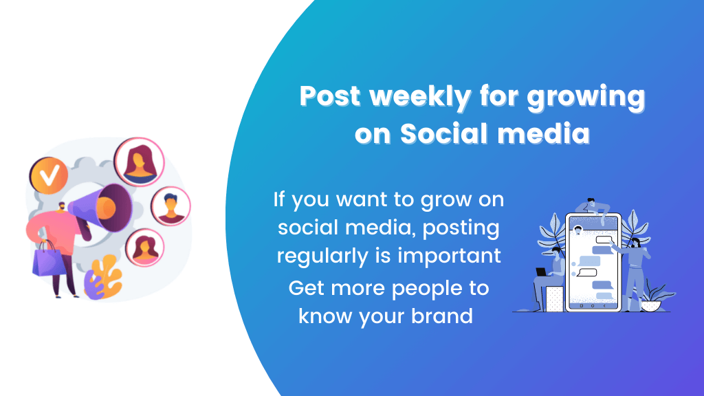 Post regularly on Social sites