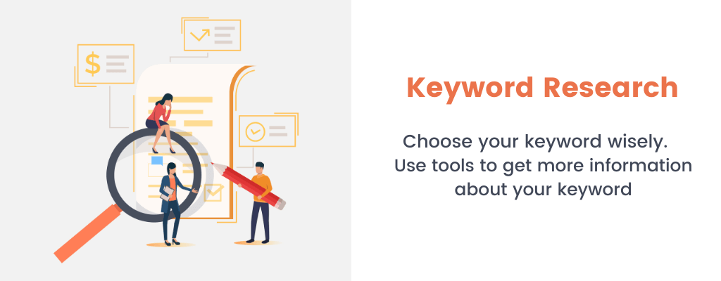 research about keyword for writing perfect blog post