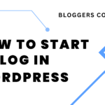 how to start a blog in wordpress