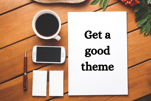 Add theme to your wordpress blog