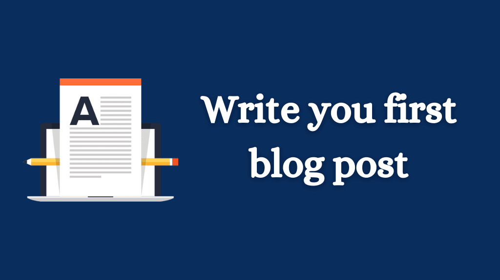 Writing first blog post in wordpress 