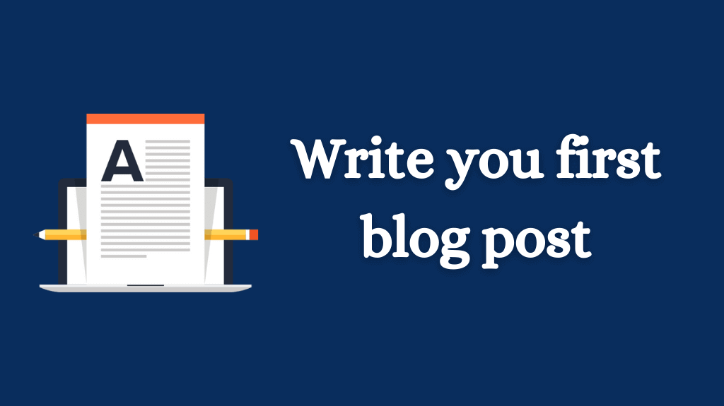 Writing first blog post in wordpress